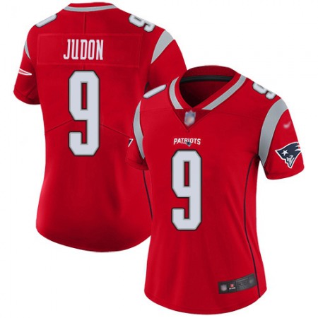 Nike Patriots #9 Matt Judon Red Women's Stitched NFL Limited Inverted Legend Jersey