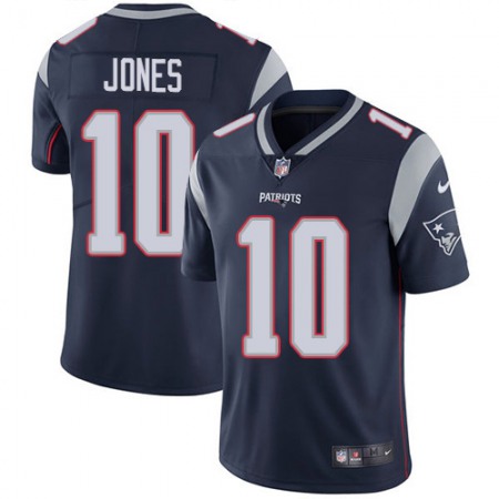 Nike Patriots #10 Mac Jones Navy Blue Team Color Youth Stitched NFL Vapor Untouchable Limited Jersey