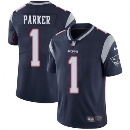 Nike Patriots #1 DeVante Parker Navy Blue Team Color Youth Stitched NFL Vapor Untouchable Limited Jersey