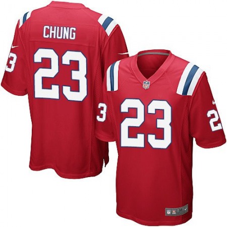Nike Patriots #23 Patrick Chung Red Alternate Youth Stitched NFL Elite Jersey