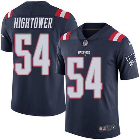 Nike Patriots #54 Dont'a Hightower Navy Blue Youth Stitched NFL Limited Rush Jersey