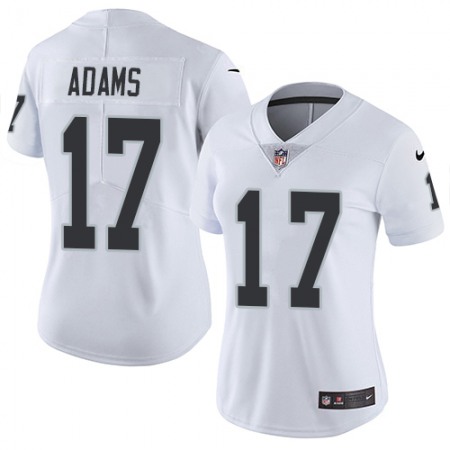 Nike Raiders #17 Davante Adams White Women's Stitched NFL Vapor Untouchable Limited Jersey