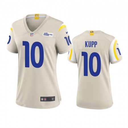 Los Angeles Rams #10 Cooper Kupp Women's Nike Game NFL Jersey - Bone