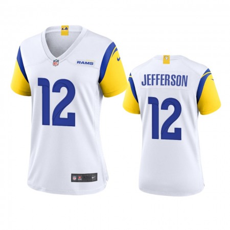 Los Angeles Rams #12 Van Jefferson Women's Nike Alternate Game NFL Jersey - White