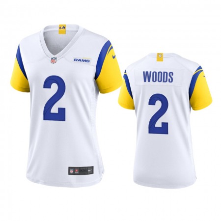 Los Angeles Rams #2 Robert Woods Women's Nike Alternate Game NFL Jersey - White
