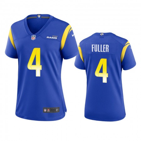 Los Angeles Rams #4 Jordan Fuller Women's Nike Game NFL Jersey - Royal