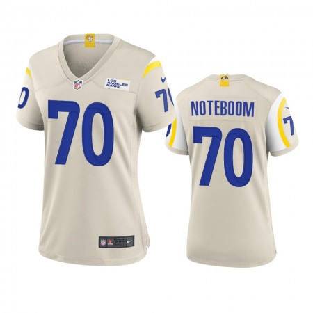Los Angeles Rams #70 Joseph Noteboom Women's Nike Game NFL Jersey - Bone