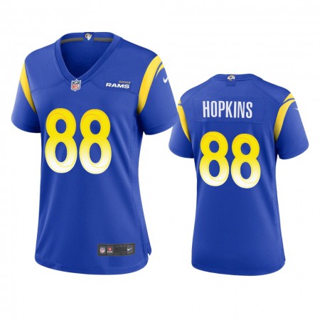 Los Angeles Rams #88 Brycen Hopkins Women's Nike Game NFL Jersey - Royal