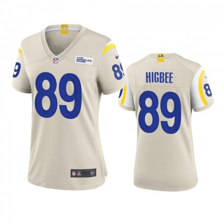 Los Angeles Rams #89 Tyler Higbee Women's Nike Game NFL Jersey - Bone