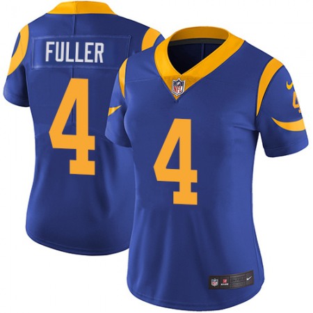 Nike Rams #4 Jordan Fuller Royal Blue Alternate Women's Stitched NFL Vapor Untouchable Limited Jersey