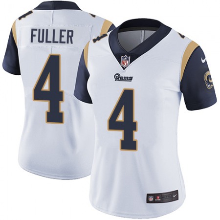 Nike Rams #4 Jordan Fuller White Women's Stitched NFL Vapor Untouchable Limited Jersey