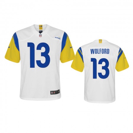 Los Angeles Rams #13 John Wolford Youth Nike Alternate Game NFL Jersey - White