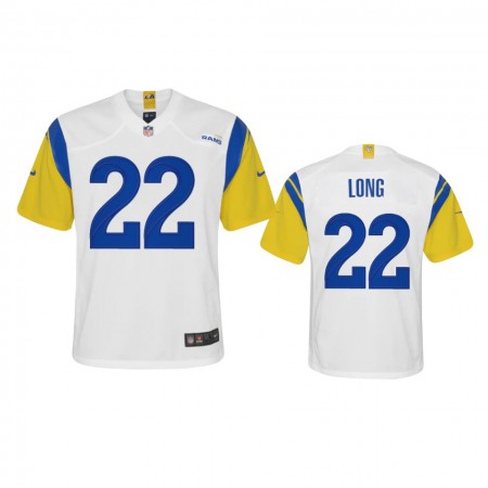 Los Angeles Rams #22 David Long Youth Nike Alternate Game NFL Jersey - White