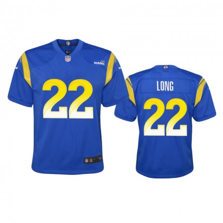 Los Angeles Rams #22 David Long Youth Nike Game NFL Jersey - Royal