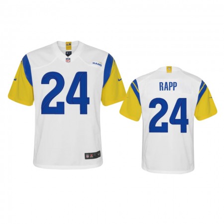Los Angeles Rams #24 Taylor Rapp Youth Nike Alternate Game NFL Jersey - White