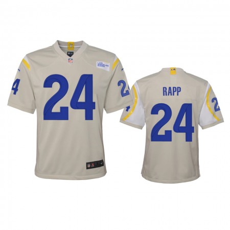 Los Angeles Rams #24 Taylor Rapp Youth Nike Game NFL Jersey - Bone