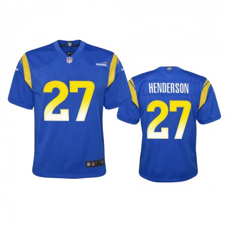 Los Angeles Rams #27 Darrell Henderson Youth Nike Game NFL Jersey - Royal