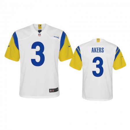 Los Angeles Rams #3 Cam Akers Youth Nike Alternate Game NFL Jersey - White