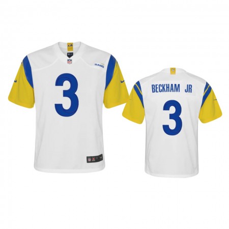 Los Angeles Rams #3 Odell Beckham Jr. Youth Nike Alternate Game NFL Jersey - White