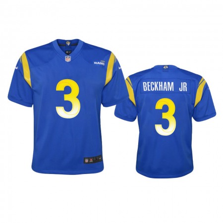 Los Angeles Rams #3 Odell Beckham Jr. Youth Nike Game NFL Jersey - Royal