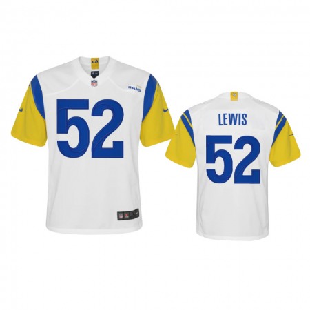 Los Angeles Rams #52 Terrell Lewis Youth Nike Alternate Game NFL Jersey - White