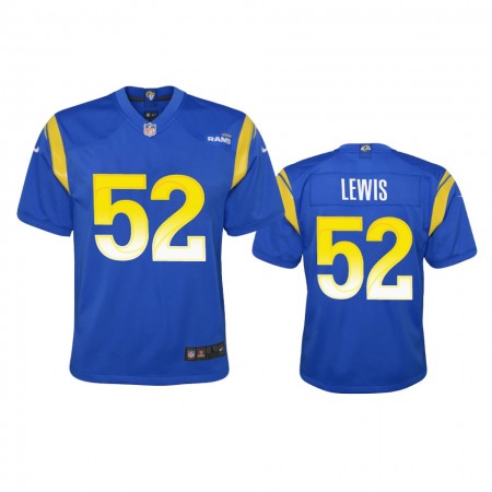 Los Angeles Rams #52 Terrell Lewis Youth Nike Game NFL Jersey - Royal