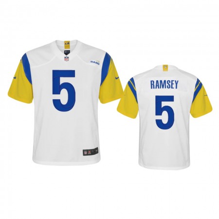 Los Angeles Rams #5 Jalen Ramsey Youth Nike Alternate Game NFL Jersey - White