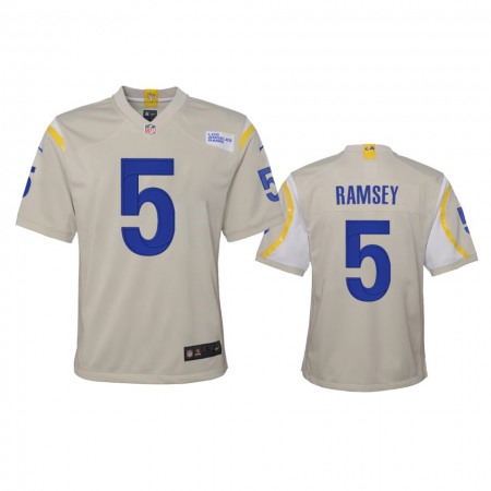 Los Angeles Rams #5 Jalen Ramsey Youth Nike Game NFL Jersey - Bone