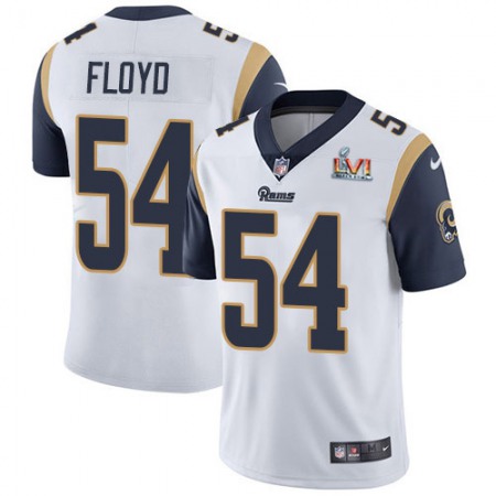 Nike Rams #54 Leonard Floyd White Super Bowl LVI Patch Youth Stitched NFL Vapor Untouchable Limited Jersey