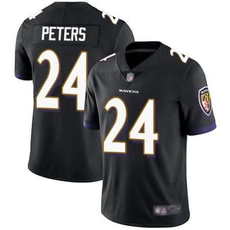 Nike Ravens #24 Marcus Peters Black Alternate Youth Stitched NFL Vapor Untouchable Limited Jersey