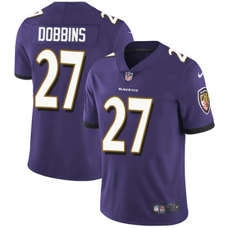 Nike Ravens #27 J.K. Dobbins Purple Team Color Youth Stitched NFL Vapor Untouchable Limited Jersey