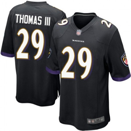 Nike Ravens #29 Earl Thomas III Black Alternate Youth Stitched NFL New Elite Jersey