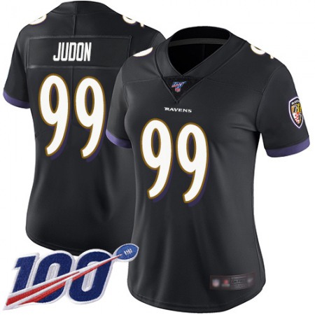 Nike Ravens #99 Matthew Judon Black Alternate Women's Stitched NFL 100th Season Vapor Untouchable Limited Jersey