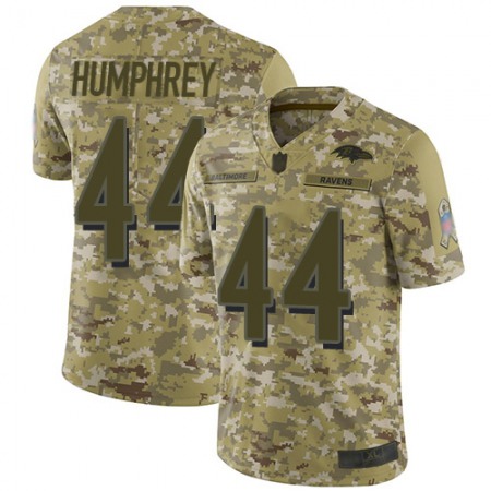 Nike Ravens #44 Marlon Humphrey Camo Youth Stitched NFL Limited 2018 Salute to Service Jersey