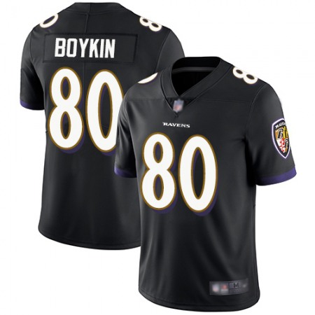 Nike Ravens #80 Miles Boykin Black Alternate Youth Stitched NFL Vapor Untouchable Limited Jersey