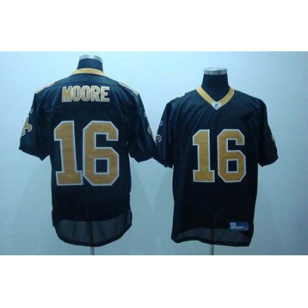 Saints #16 Lance Moore Black Stitched Youth NFL Jersey