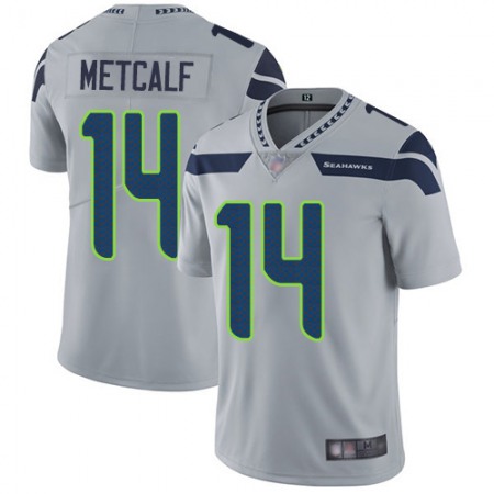 Nike Seahawks #14 D.K. Metcalf Grey Alternate Youth Stitched NFL Vapor Untouchable Limited Jersey