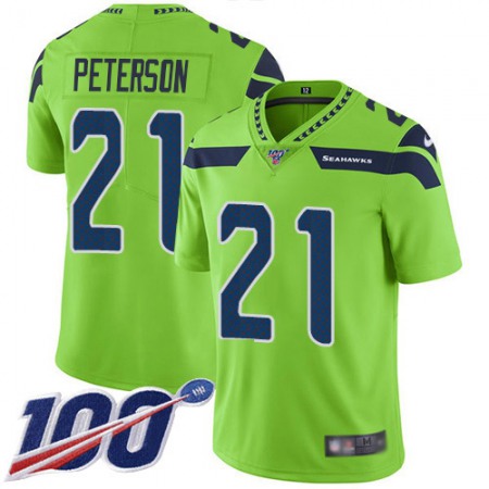 Nike Seahawks #21 Adrian Peterson Green Youth Stitched NFL Limited Rush 100th Season Jersey