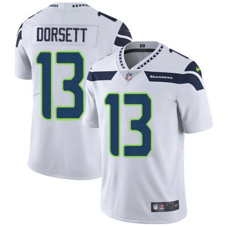 Nike Seahawks #13 Phillip Dorsett White Men's Stitched NFL Vapor Untouchable Limited Jersey