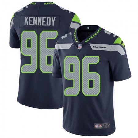 Nike Seahawks #96 Cortez Kennedy Steel Blue Team Color Men's Stitched NFL Vapor Untouchable Limited Jersey