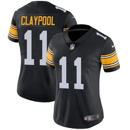 Nike Steelers #11 Chase Claypool Black Alternate Women's Stitched NFL Vapor Untouchable Limited Jersey