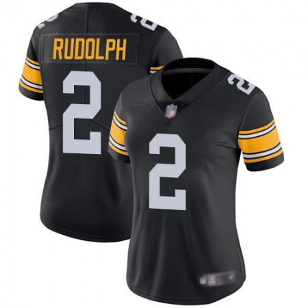Nike Steelers #2 Mason Rudolph Black Alternate Women's Stitched NFL Vapor Untouchable Limited Jersey