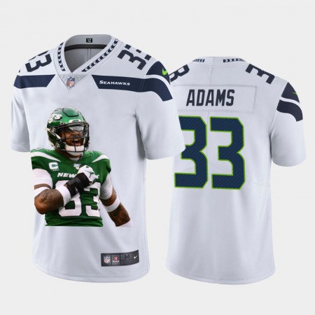 Seattle Seahawks #33 Jamal Adams Nike Team Hero Vapor Limited NFL 100 Jersey White