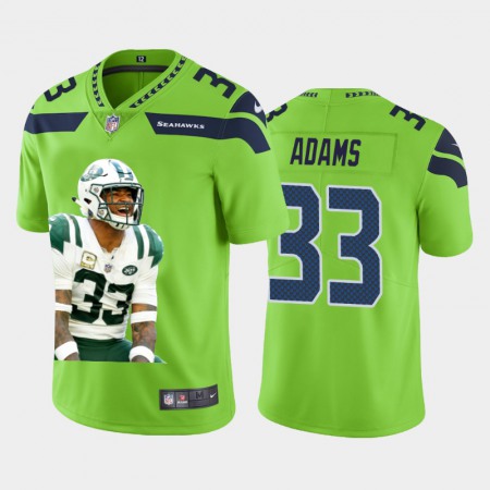Seattle Seahawks #33 Jamal Adams Nike Team Hero Vapor Limited NFL Jersey Green