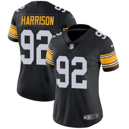 Nike Steelers #92 James Harrison Black Alternate Women's Stitched NFL Vapor Untouchable Limited Jersey