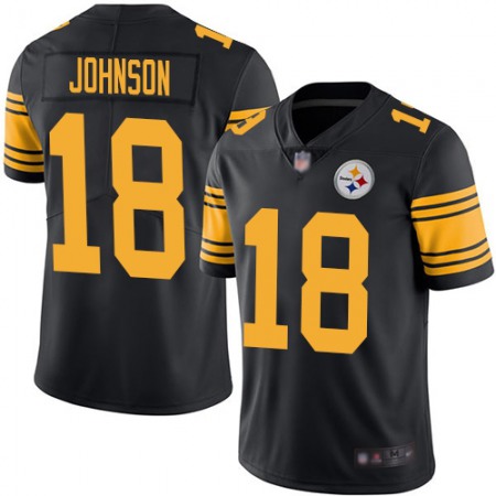 Nike Steelers #18 Diontae Johnson Black Youth Stitched NFL Limited Rush Jersey