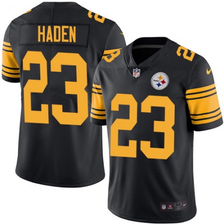 Nike Steelers #23 Joe Haden Black Youth Stitched NFL Limited Rush Jersey