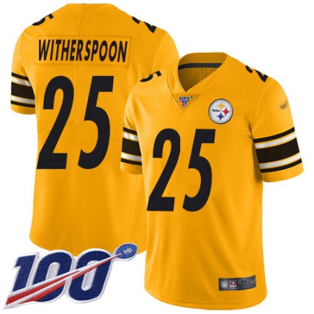 Nike Steelers #25 Ahkello Witherspoon Gold Youth Stitched NFL Limited Inverted Legend 100th Season Jersey