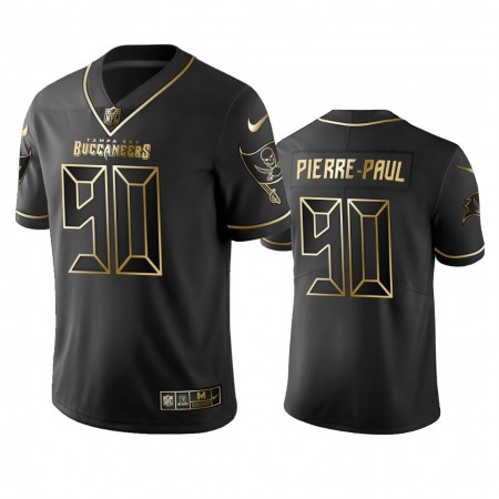 Buccaneers #90 Jason Pierre-Paul Men's Stitched NFL Vapor Untouchable Limited Black Golden Jersey