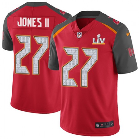 Nike Buccaneers #27 Ronald Jones II Red Team Color Men's Super Bowl LV Bound Stitched NFL Vapor Untouchable Limited Jersey